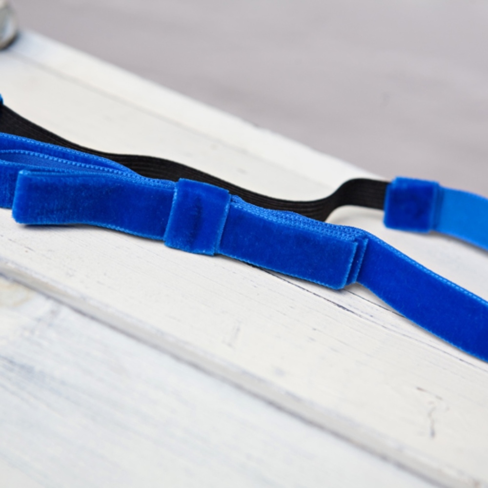 NEW! Blue Velvet Hairband